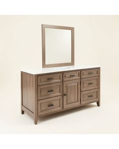 Thorp 58 '' Single Bathroom Vanity Set (synthetic illustration; no displayed measurements)