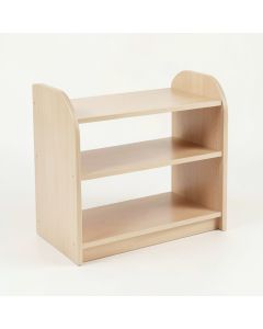 Vale Edge Desktop Shelving Unit - Beige (synthetic illustration; no displayed measurements)