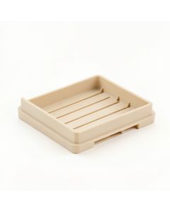 Laurel Canyon Empty Under-Desk Cable Tray - Beige (synthetic illustration; no displayed measurements)