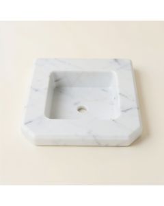 60 '' Single Bathroom Vanity Top In White With Sink (synthetic illustration; no displayed measurements)