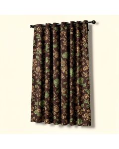 Altrincham Jacquard Floral Room Darkening Rod Pocket Curtain Panels (synthetic illustration; no displayed measurements)
