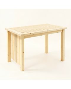 Field Bluff Patio Table - Ivory (synthetic illustration; no displayed measurements)