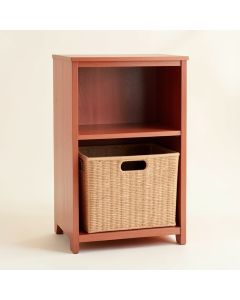 Wren Canyon Freestanding Pull-Out Hamper Cabinet - Terracotta (synthetic illustration; no displayed measurements)