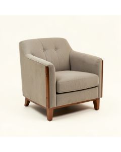 Lavaca 30.3 '' Wide Tufted Polyester Swivel Barrel Chair (synthetic illustration; no displayed measurements)