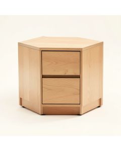 Tekin 2 - Drawer Nightstand In Light Brown (synthetic illustration; no displayed measurements)