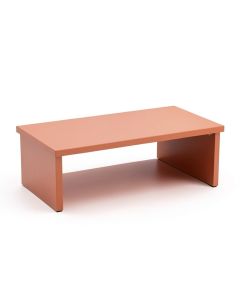 Lake Edge Desktop Monitor Riser - Terracotta (synthetic illustration; no displayed measurements)