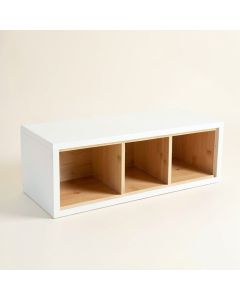 Shore Canyon Shoe Storage Bench - White (synthetic illustration; no displayed measurements)
