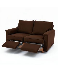 Nelida 62 '' Pillow Top Arm Reclining Loveseat (synthetic illustration; no displayed measurements)