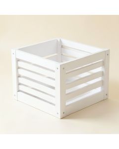 Cedar Falls Empty Furniture-Style Litter Enclosure - White (synthetic illustration; no displayed measurements)