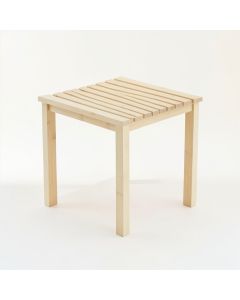 Heath Branch Compact Balcony Table - Cream (synthetic illustration; no displayed measurements)