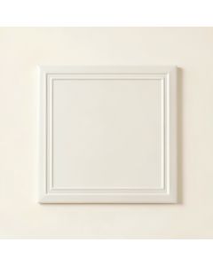 Oak Crest Uninstalled Square Decorative Tile - White (synthetic illustration; no displayed measurements)