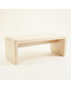 Cove Falls Indoor Bench - Ivory (synthetic illustration; no displayed measurements)