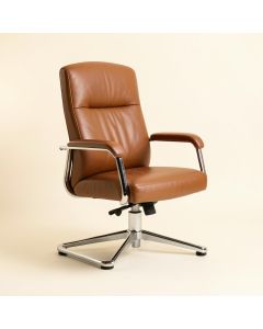 Thorfin Genuine Leather Conference Chair (synthetic illustration; no displayed measurements)