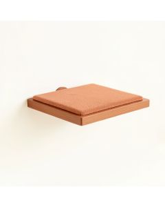 Hill Canyon Wall-Mounted Cat Perch - Terracotta (synthetic illustration; no displayed measurements)
