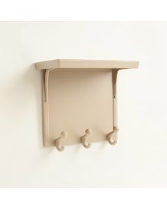 Ridge Bridge Wall-Mounted Entryway Organizer Shelf - Beige (synthetic illustration; no displayed measurements)