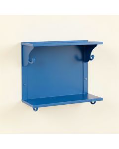 Lake Brook Wall-Mounted Entryway Organizer Shelf - Blue (synthetic illustration; no displayed measurements)