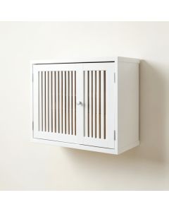Briar Bend Wall-Mounted Entry Cabinet - White (synthetic illustration; no displayed measurements)