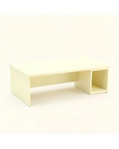 Birch Bridge Desktop Monitor Riser - Cream (synthetic illustration; no displayed measurements)