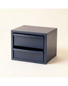 Shore Bluff Small-Parts Storage Drawer Cabinet - Navy (synthetic illustration; no displayed measurements)