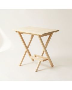 Alder Bend Compact Balcony Table - Ivory (synthetic illustration; no displayed measurements)