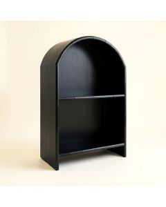 Ash Crest Freestanding Bookcase - Black (synthetic illustration; no displayed measurements)