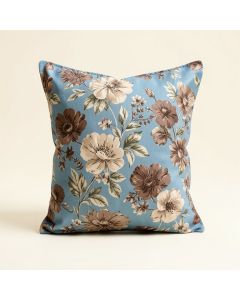 Polla Cotton Floral Throw Pillow (synthetic illustration; no displayed measurements)