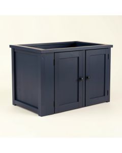 Alder Canyon Empty Furniture-Style Litter Enclosure - Navy (synthetic illustration; no displayed measurements)