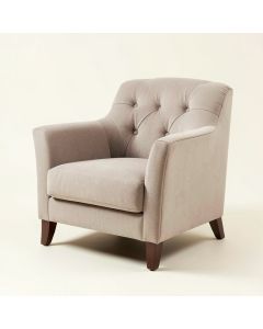 Ellesse 39 '' Wide Tufted Polyester Armchair (synthetic illustration; no displayed measurements)