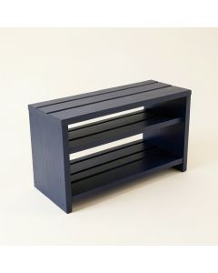 Hazel Crossing Shoe Storage Bench - Navy (synthetic illustration; no displayed measurements)