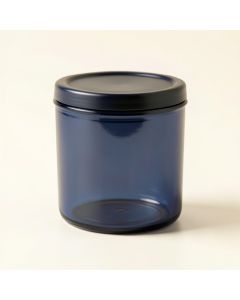 Vale Arc Storage Canister With Lid - Navy (synthetic illustration; no displayed measurements)