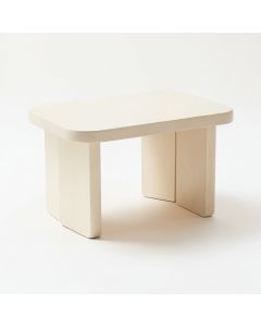 Fern Brook Compact Balcony Table - Cream (synthetic illustration; no displayed measurements)