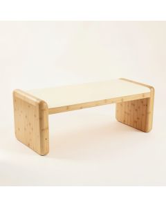 Moss Dale Indoor Bench - Cream (synthetic illustration; no displayed measurements)