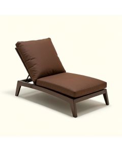Island Estate Lanai Reclining Chaise Lounge With Cushion (synthetic illustration; no displayed measurements)