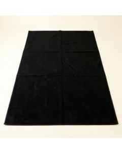 Brook Bend Rectangular Area Rug - Black (synthetic illustration; no displayed measurements)