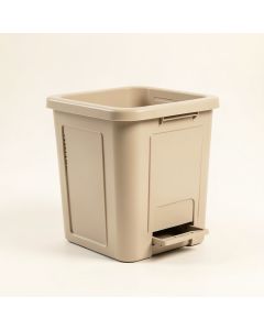 Spruce Brook Closed Garden Compost Bin - Beige (synthetic illustration; no displayed measurements)