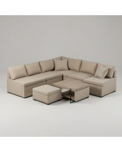 Eckfried Modular Outdoor Seating Set (synthetic illustration; no displayed measurements)