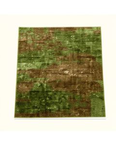 Ombre Green/Brown Area Rug (synthetic illustration; no displayed measurements)