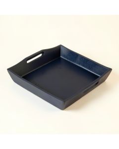 Rowan Crest Serving Tray - Navy (synthetic illustration; no displayed measurements)