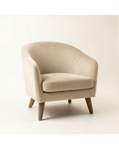 Shore Canyon Upholstered Armchair - Beige (synthetic illustration; no displayed measurements)