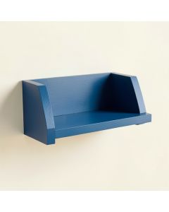 Ash Brook Wall-Mounted Shelf - Blue (synthetic illustration; no displayed measurements)