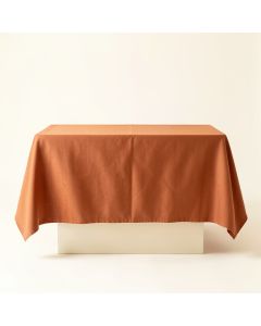 Briar Bluff Flat Bed Sheet - Terracotta (synthetic illustration; no displayed measurements)