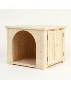 Cliff Bluff Empty Furniture-Style Litter Enclosure - Ivory (synthetic illustration; no displayed measurements)