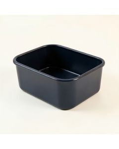 Summit Bluff Empty Under-Desk Cable Tray - Navy (synthetic illustration; no displayed measurements)