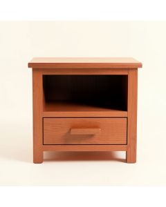 Vale Falls Nightstand - Terracotta (synthetic illustration; no displayed measurements)