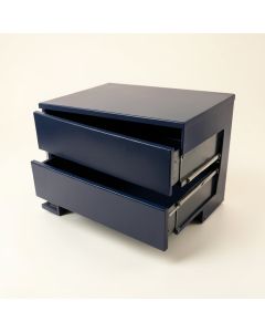 Dune Branch Small-Parts Storage Drawer Cabinet - Navy (synthetic illustration; no displayed measurements)