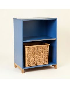 Heath Brook Freestanding Pull-Out Hamper Cabinet - Blue (synthetic illustration; no displayed measurements)