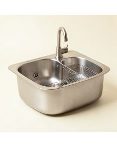 33 '' L X 20 '' W Double Basin Farmhouse/Apron Kitchen Sink With Sink Grid And Basket Strainer (synthetic illustration; no displayed measurements)