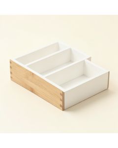 Dawn Bluff Empty Pantry Drawer Organizer Insert - White (synthetic illustration; no displayed measurements)