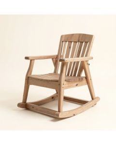 Titouan Hardwood Rocking Chair (synthetic illustration; no displayed measurements)