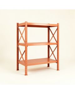 River Bend Empty Seed-Starting Shelving Unit Without Lights - Terracotta (synthetic illustration; no displayed measurements)